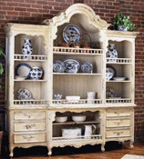 French Country China Cabinet